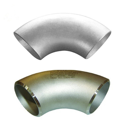 ASTM A403 WP321 LR 90 Petroleum Pipe Fitting Stainless Steel Seamless Elbow / Welded For Construction