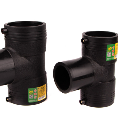 Corrosion Resistance Factory Corrosion Resistance 450mm HDPE Electrofusion Tee Pipe Material HDPE Pipe Fittings