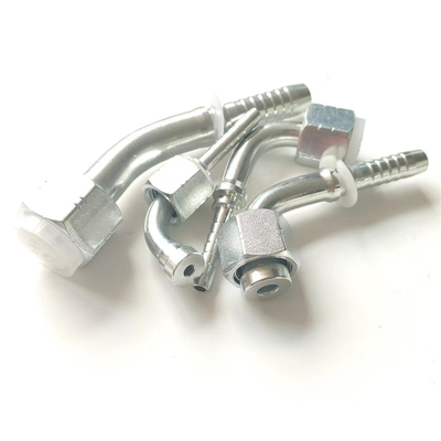 Long Life High Quality Carbon Steel Hydraulic Hose Tips Elbow Orfs 90 Degree Female Flat Seat Fitting 24291