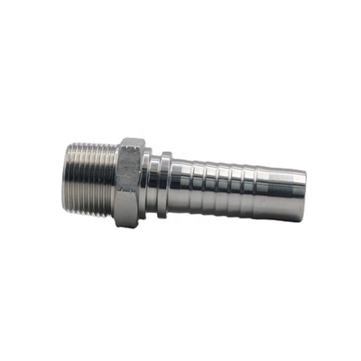 High Pressure Stainless Steel Hose Fittings / Hydraulic Male Hose Carbon Steel 15611 1/4&quot; To 2&quot;
